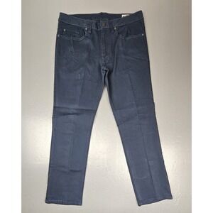 Buffalo David Bitton Jeans Mens 32x30 Sam-X Blue Gray Slim Straight Stretch Pant